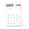 Solar Powered Calculator Touch Screen 8 Digit LCD Display Portable Transparent Calculator for Office