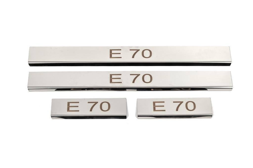 

Накладка на пороги (4 шт, нерж) для BMW X5 E-70 2007-2013 гг