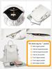 Zency Fashion Genuine Leather Backpack Multi-pocket Design Travel Convertible Shoulder Bag