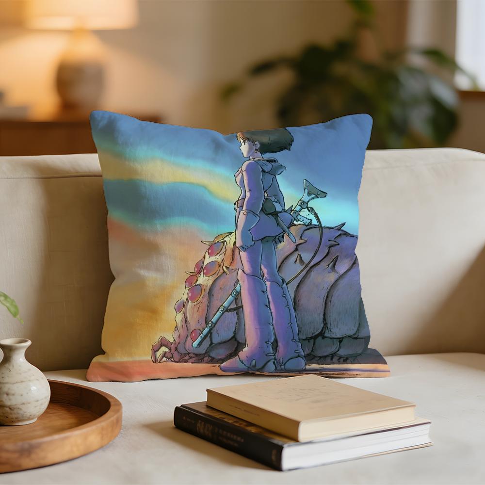 

Nausicaa of the Valley of the Wind Anime Cushion Cover Short plush pillowcase for bed sofa carwashable 30x30cm