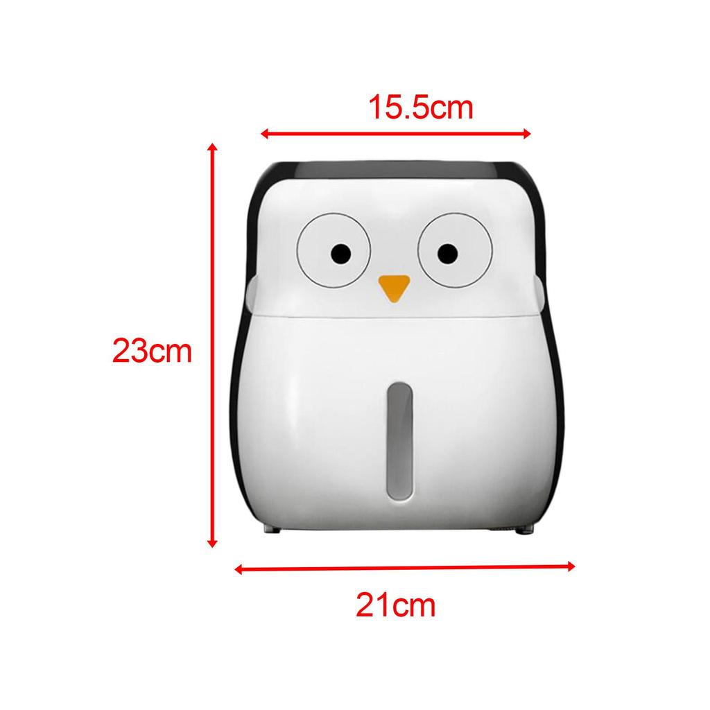 Wall Mounted Tissue Box, Self Adhesives Toilet Roll Holder, Toilet Paper Holder, Waterproof Dustproof Paper Roll Dispenser
