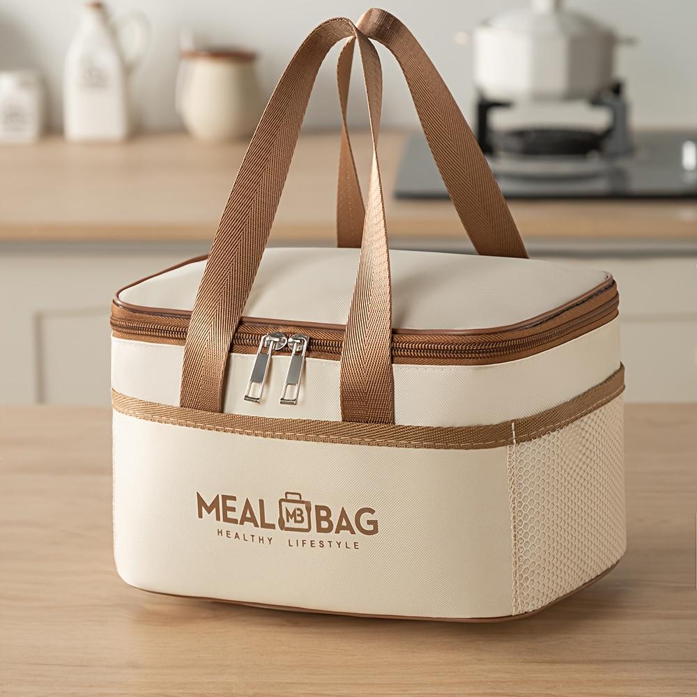 1Pcs Portable Lunch Bags Thermal Insulation Lunch Box Storage Bag Children's School Lunch Box Bags Picnic Storage Large Capacity