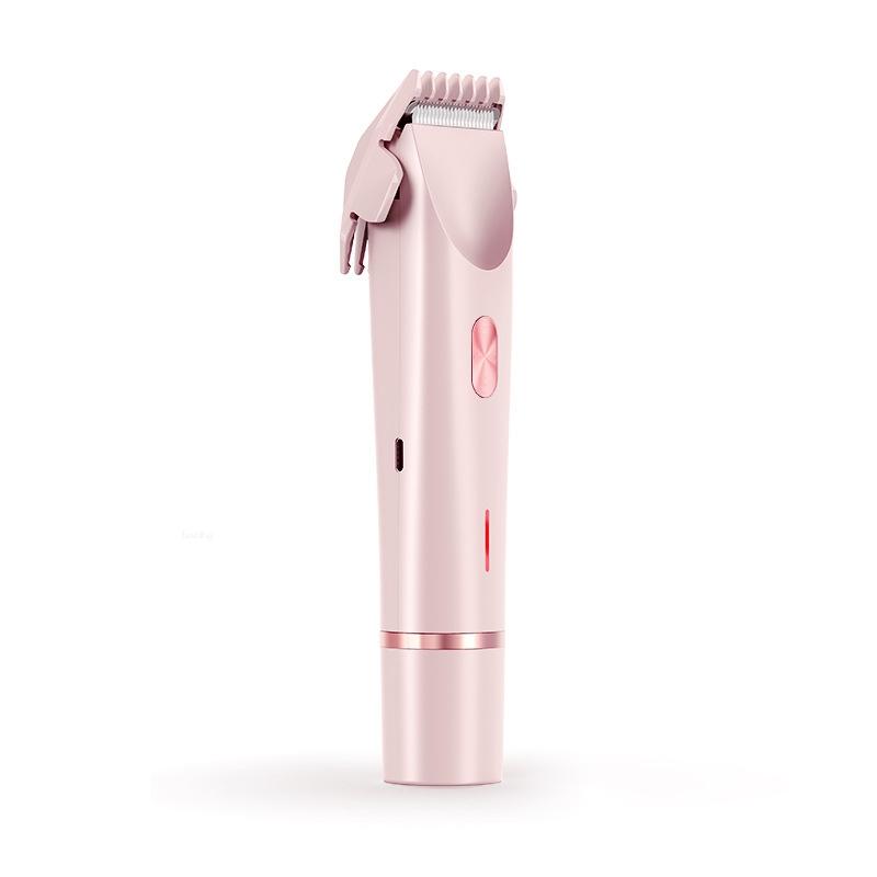 Rechargeable Bikini Trimmer For Women With Dual Blades And Removable Heads Wet And Dry Electric Hair Shaver