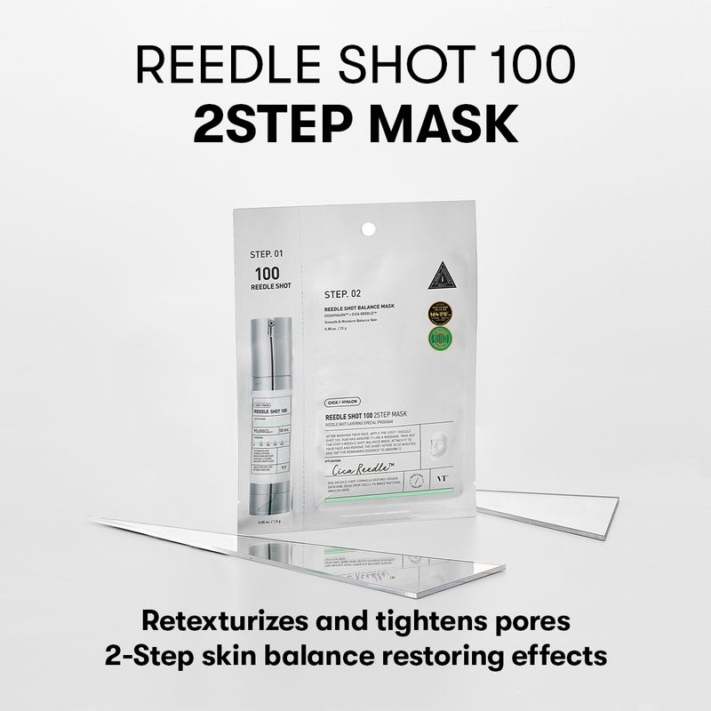 VT COSMETICS Reedle Shot 100 2-Step Mask (1ea)