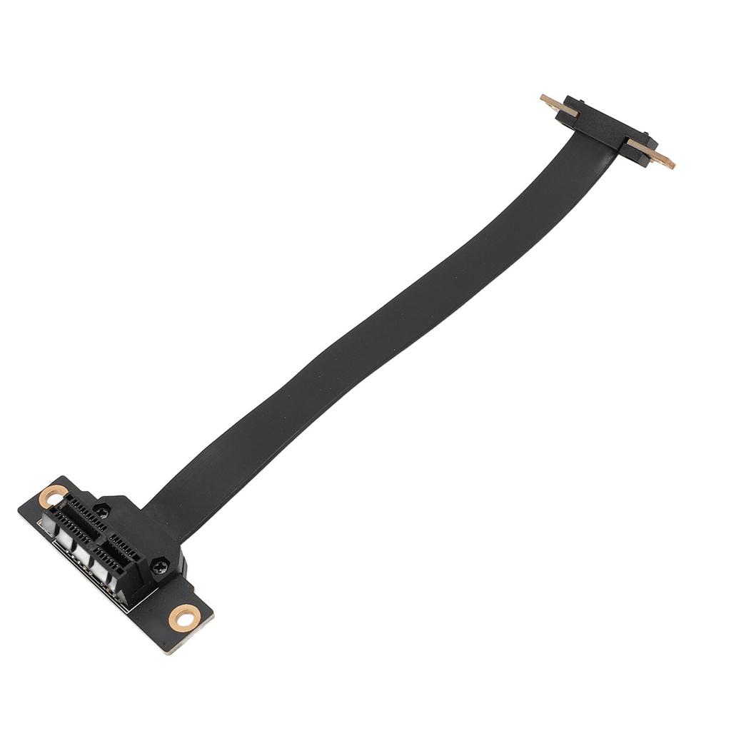 PCIe 3.0 X1 Riser Cable 8Gbps High Speed Dual 90 Degree Right Angle PCI Express 3.0 X1 Extension Cab