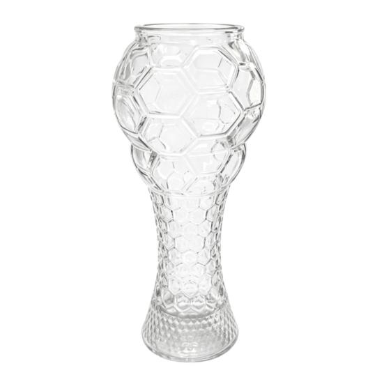 Soccer Trophy Glass Mug Heavy Shaped Pint 400/600ml Capacity Beer Duty Football Cup 400ML 1pc