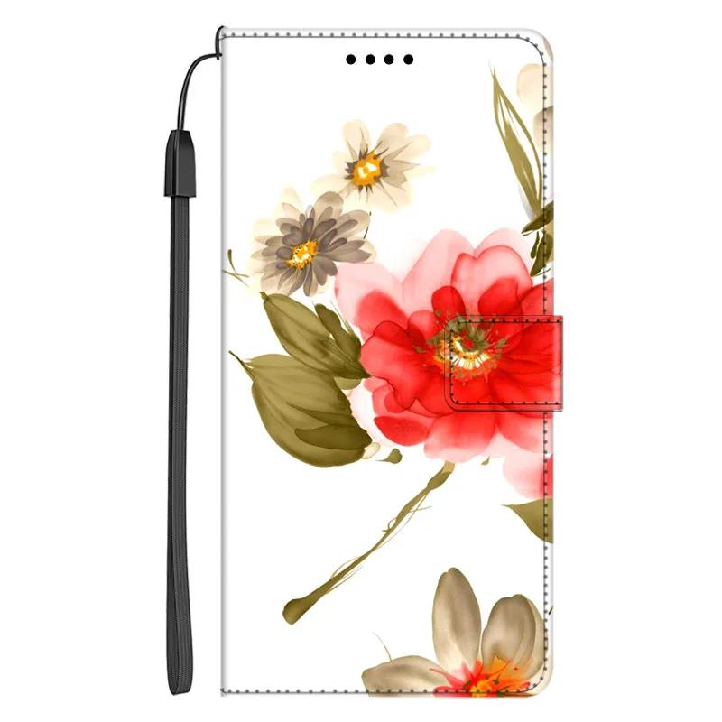 Flip Case For Honor X6c Cover Leather Book Shell For Honor X6b Cases Wallet Printed Stand Case For Honor X6a Painting Cover X6C