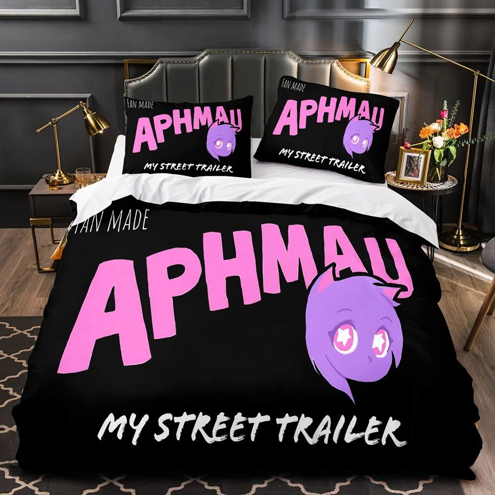 Horké povlečení APHMAU Jednolůžko Jednolůžko Plná Královna Rozměr Král Rozměr Velikost Hra APHMAU Přehoz na postel Děti Dětský pokoj Dekorace Herní