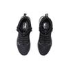 Li Ning Cushioning Slip Resistant Abrasion Resistant High top Running Shoes Men's Standard Black ARHP215-2