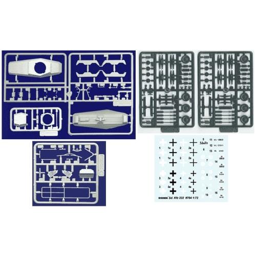 Roden 1/72 German Sd.Kfz.232 8-Wheeled Armored Vehicle Plastic Model Kit RE72704