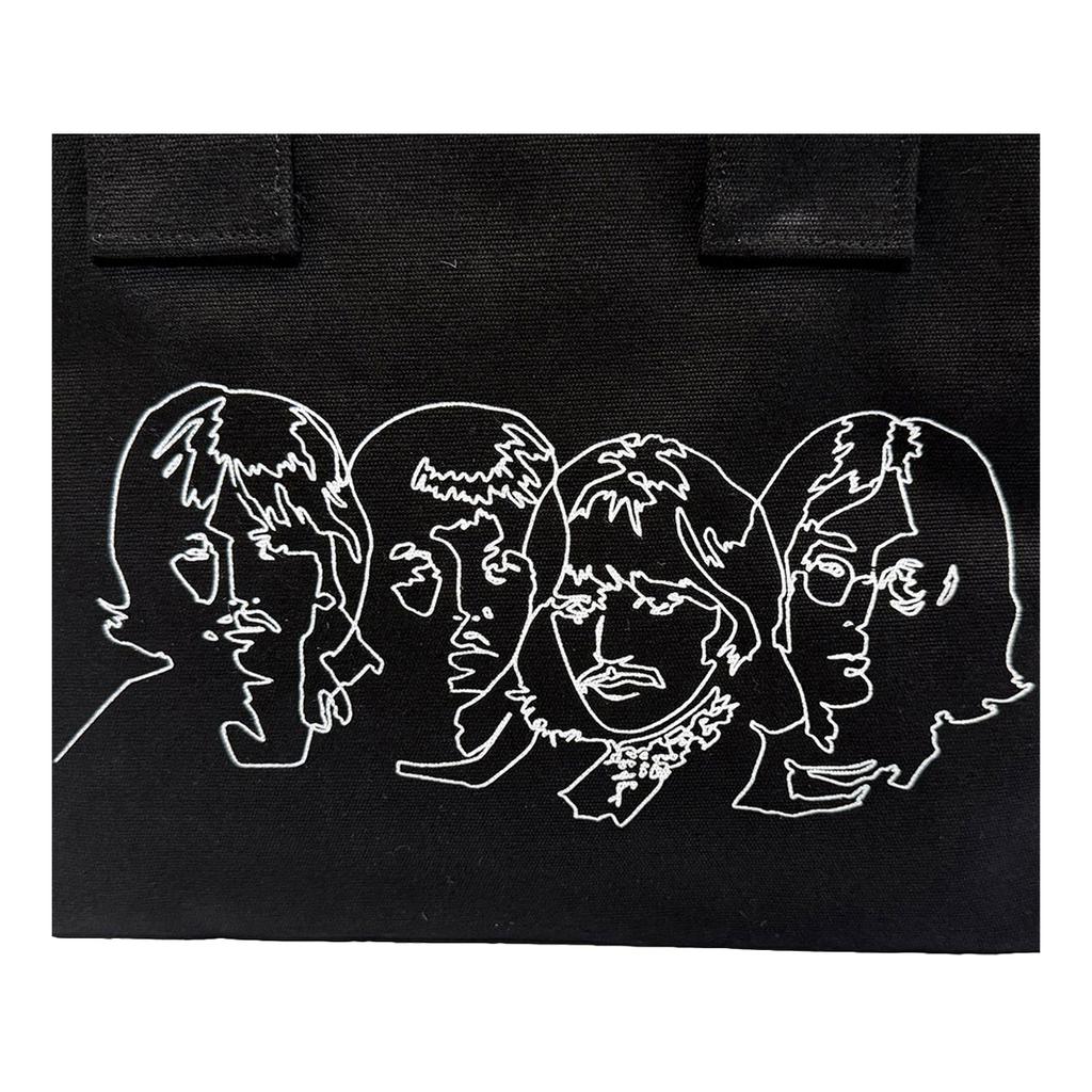 The Beatles Faces Cotton Tote Bag