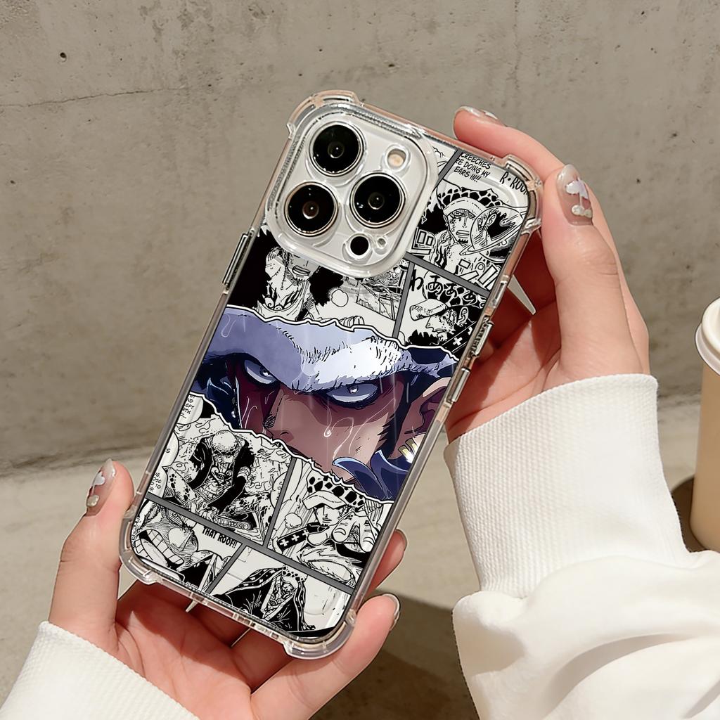 Anime Luffys Zoros Phone Case For Samsung Galaxy S26 S25 S24 S23 S22 S21 S20 Edge FE Ultra Plus 4G 5G Anti Fall Clear TPU