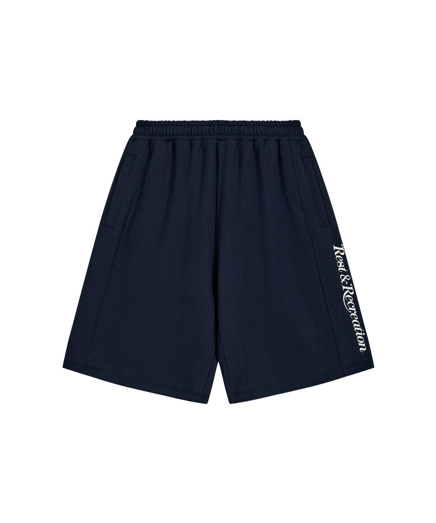 REST&RECREATION Sweat Midi Shorts - Navy