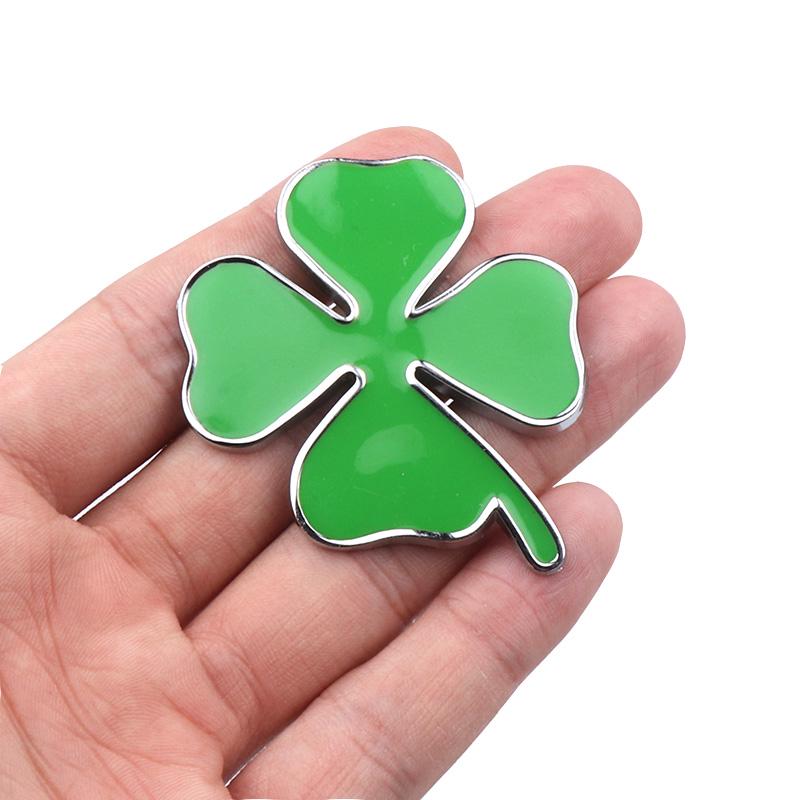 3D-Metall-Emblem mit vierblättrigem Kleeblatt, Auto-Körper-Kofferraum-Logo-Aufkleber, Dekoration, Aufkleber für Sportiva 159 147 156 Giulietta Mito 166