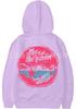 Women's Drop Shoulder Ribbed Fashion Print Hoodie XS-5XL: Long Sleeve Beach Sportswear Pullover