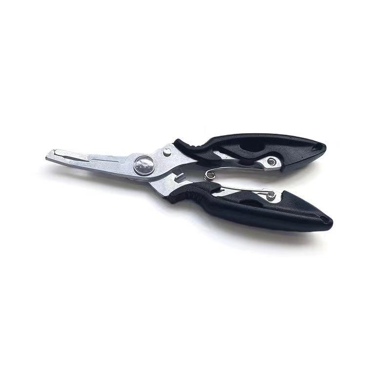 Multifunctional Stainless Steel Fishing Pliers - Line Cutter, Split Ring Opener, Hook Remover, Scissors