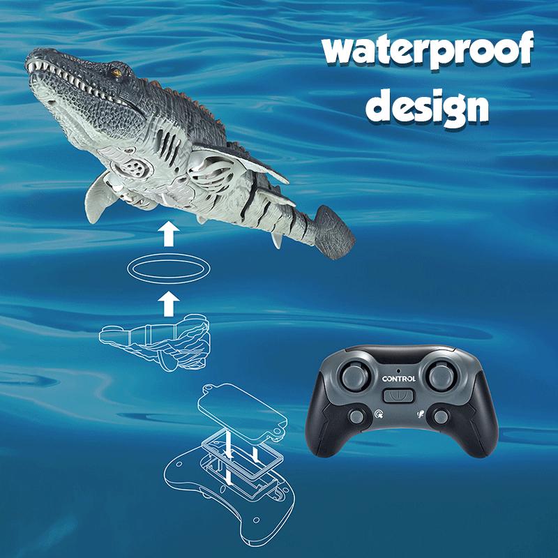 Remote Control Canglong Model Splash & Swim Toy Outdoor Pool Gift for Kids