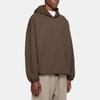 Fear of God Essentials Nylon Fleece Hoodie Heather Wood/Wood Men Tops Grey 202SU244312F