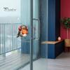 Outdoor Balcony Glass Decorations Christmas Bird Static Window Stickers, PVC Waterproof Decorative Decals Durable Indoor Accents for Holiday