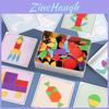 Wooden Magnetic Puzzle Board For Childrens Geometry And Cognitive Skills