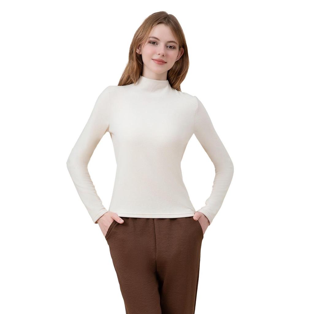 Dámské flísové základní vrchní triko z merino vlny na podzim