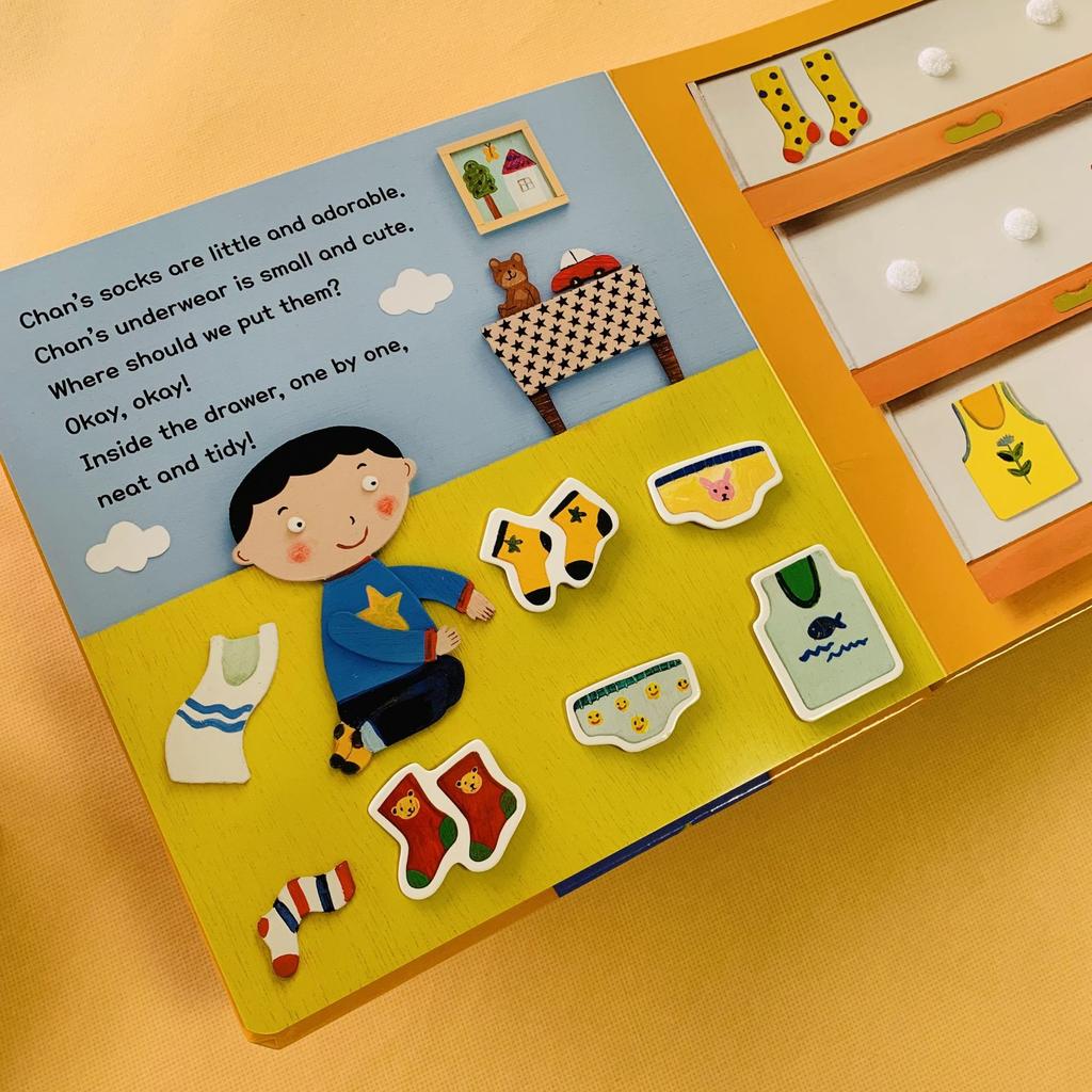 Stack Stack Neat and Tidy Daily Storage Sticker Book Good Behavior Habits