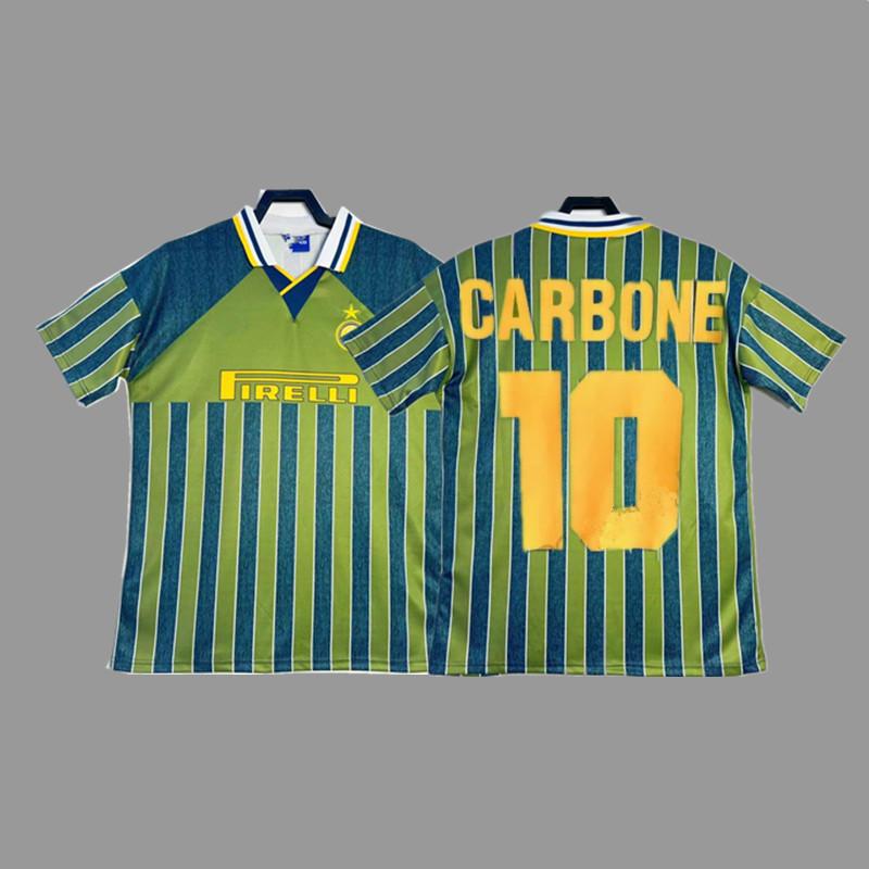 Inter Retro Jersey Football Jersey Classic Baggio Ronaldo Zanetti Figo Adriano Jersey