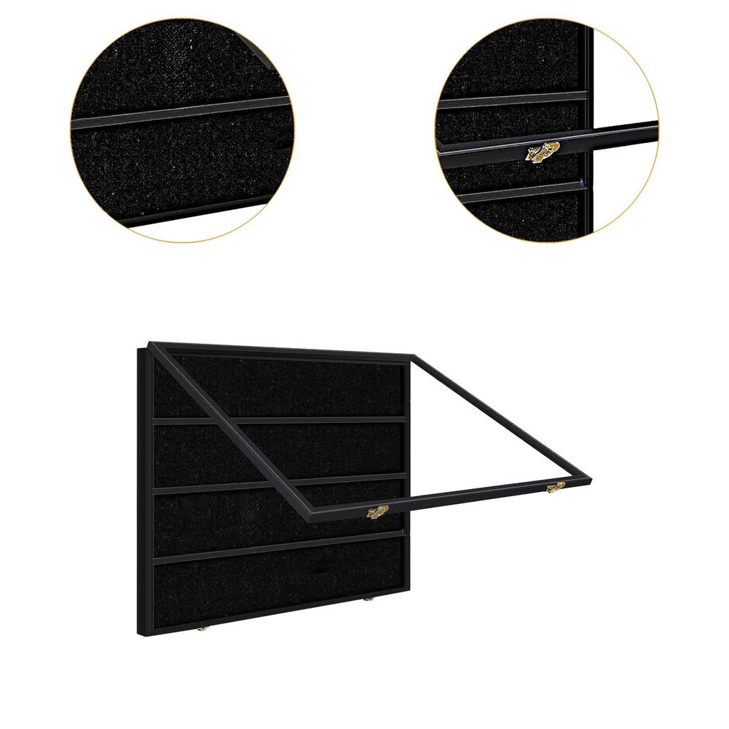 Baseball Card Display Case Clear View Holds Sport Cards Lockable Trading Cards Storage Trading Card Collector Wall Cabinet