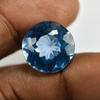 Brazilian Natural Blue Aquamarine Certified 8.20 Ct Round Cut Loose Gemstone