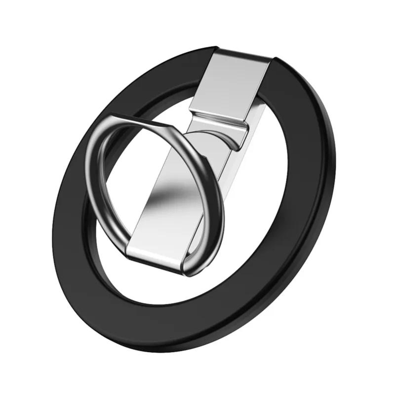 Universal Magnetic Phone Ring Holder 360° Rotating for IPhone 12 13 14 Series MagSafe Removable Cell Phone Grip Kickstan