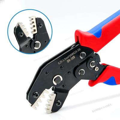 Terminals Crimp Pliers Interchangeable Dies Wire Crimper Crimping Tools Ratcheting SN-48B/SN-58B PH2.0 XH2.5 JST2.5 VH3.96