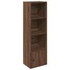 VidaXL Bookcase Brown Oak 31x24x102 Cm Engineered Wood, Bookshelf, Storage Rack, Book Holder, 860343