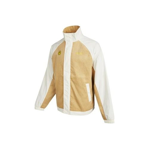 adidas Casual Retro Sports Colorblock Stand Collar Jacket Men’s Khaki XL хаки