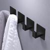 Heavy Duty Stainless Steel Adhesive Hooks, Waterproof Towel Hangers for Bathroom Kitchen Walls - Strong Stick, No Drilling Neede