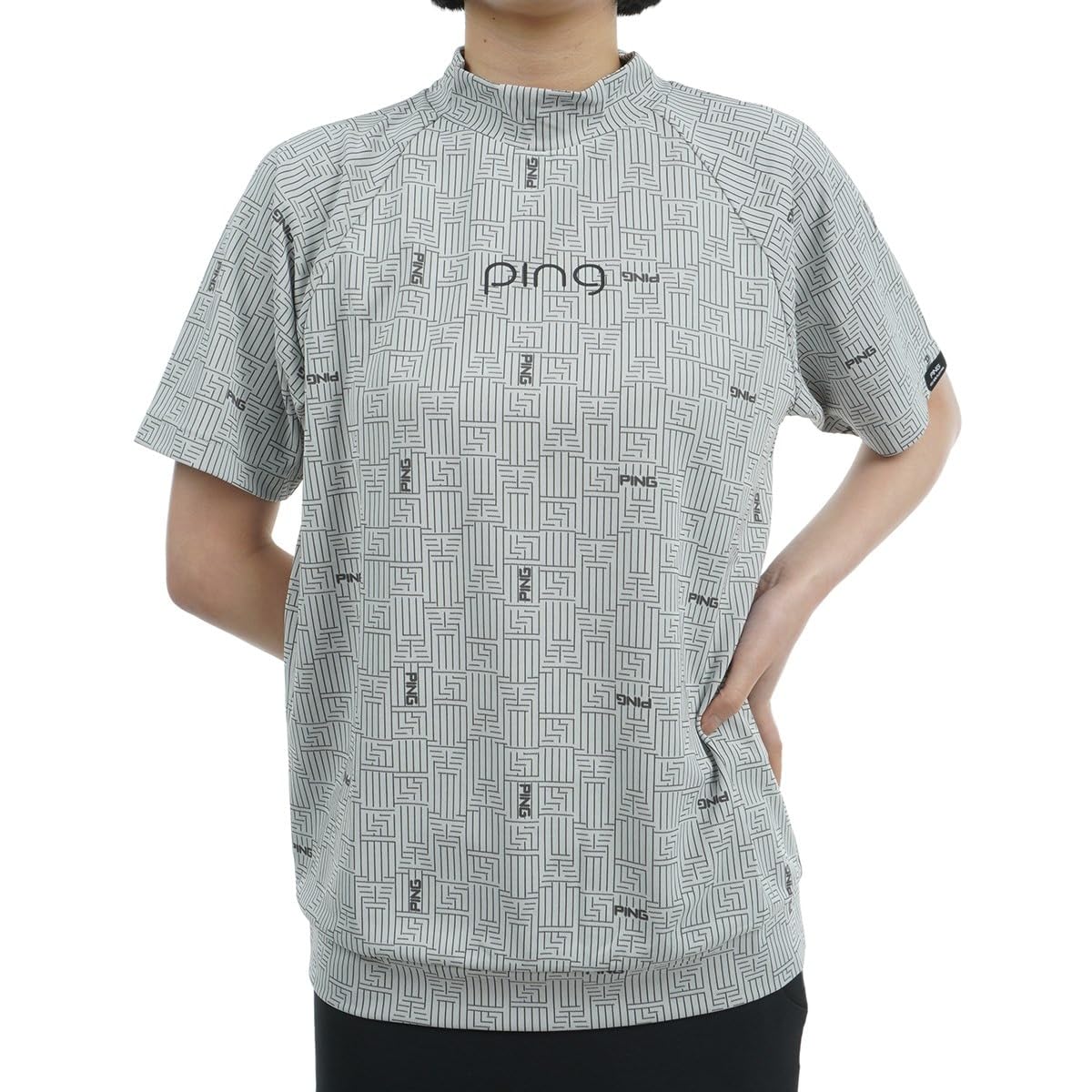 

Женская футболка с коротким рукавом и высоким воротом от Ping Apparel (Логотип бренда AZ Монограмма) / Гольф-майка / 622-4167202 030_Белый, Размер M