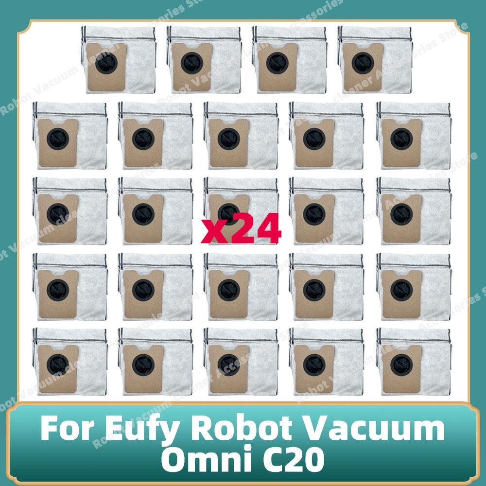 Kompatibel für Eufy Omni C20 Teile Haupt- Seitenbürste Hepa-Filter Mopptuch Staubbeutel Ersatz Zubehör
