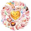 35-200pcs Cute Pink Heart Gift Stickers Aesthetic Decoration DIY Skateboard Fridge Guitar Phone Wall Decals Stationery Stickers