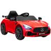 Elektrisches Kinderauto, Mercedes, 3-5 km/h, Fernbedienung, Licht & Musik, Rot