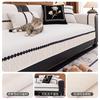 Sofa Cushion Anti Slip All Season Universal Nordic Simple Straight Row Light Luxury Style Cushion Premium Sofa Cover
