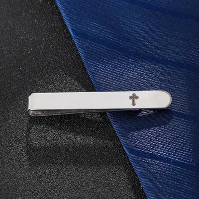 Cross Classic Tie Clips Metal Necktie Pin For Men Formal Wedding Ceremony Male Women Ties Suit Accessories