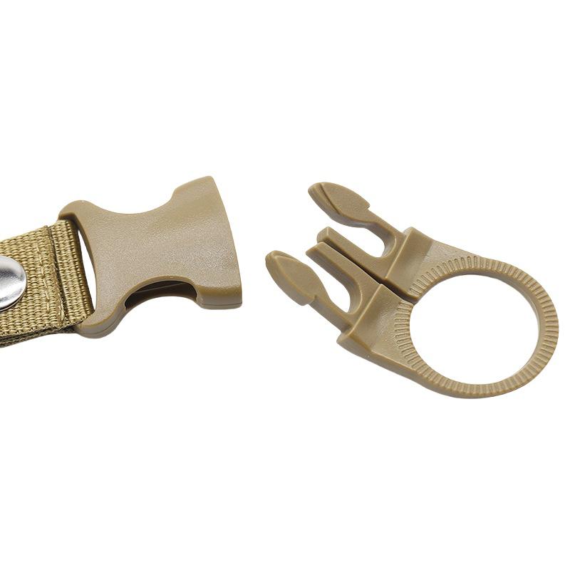 1 Stück Gurtband Schnalle Haken Wasserflaschenhalter Clip Outdoor Nylon Kletterkarabiner Gürtel Rucksackhaken Für Outdoor