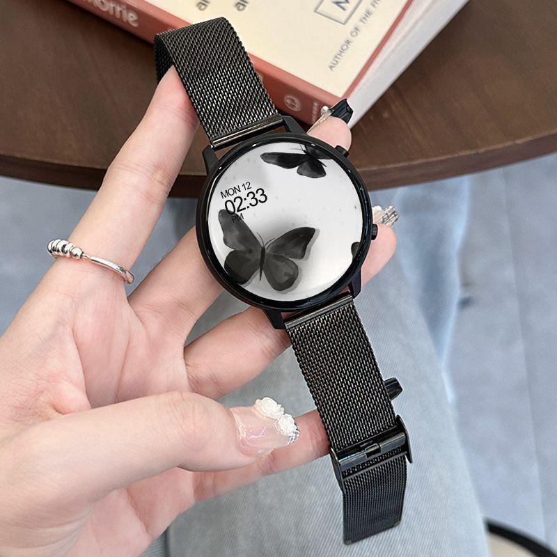 Multifunktionale Smartwatch für Damen: Telefon, Offline-Zahlung, Herzfrequenz, Blutdruck, Sport-Tracker, Silikon-Schrittzähler.