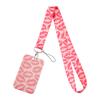 Credential Holder Pink Ribbon Lanyards for Keys Neck Strap For Card Badge Gym Keyring Nurse Accessories