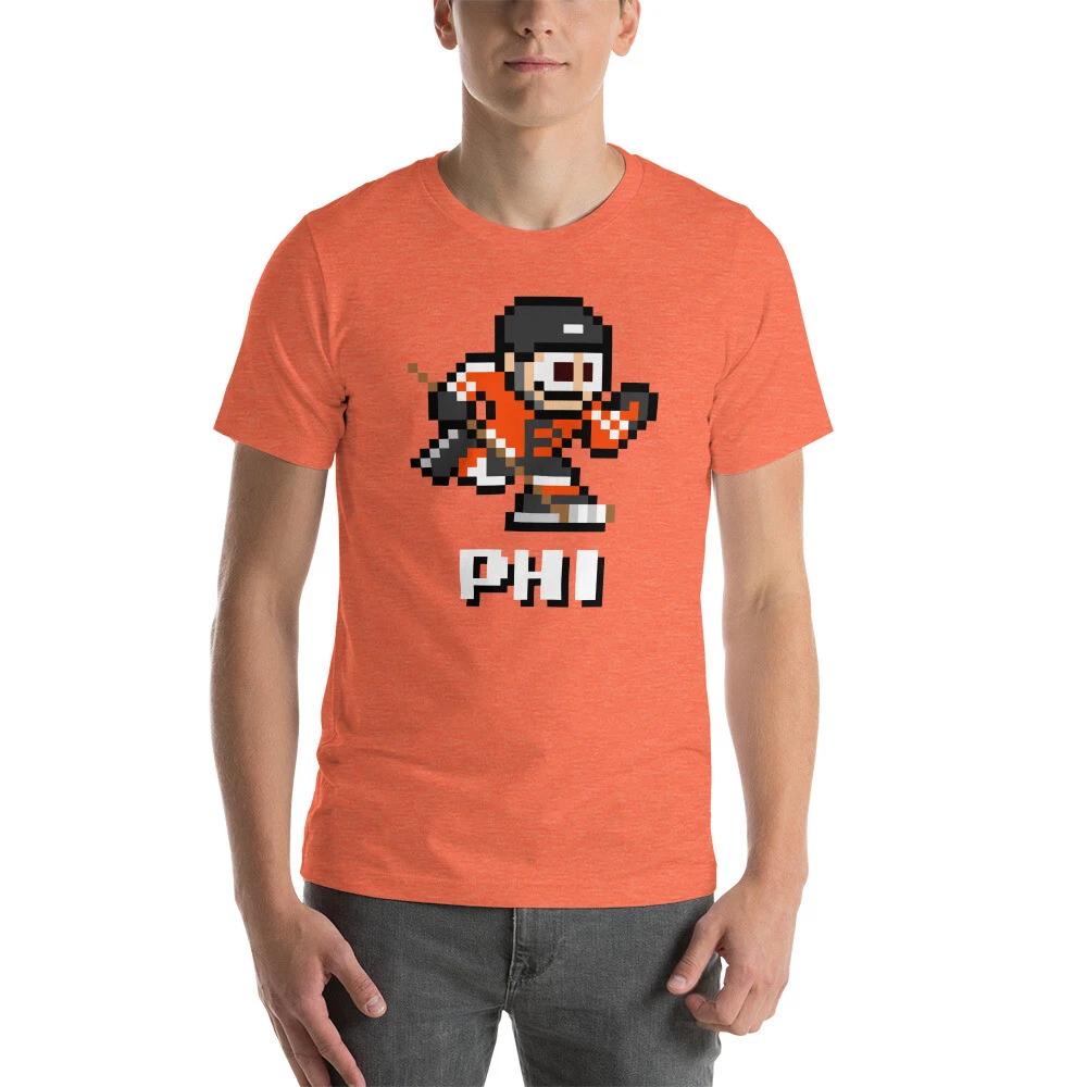 Philadelphia Flyers NES Hockey Team Jersey 8-bit Nintendo Vintage Retro T-Shirt 4XL