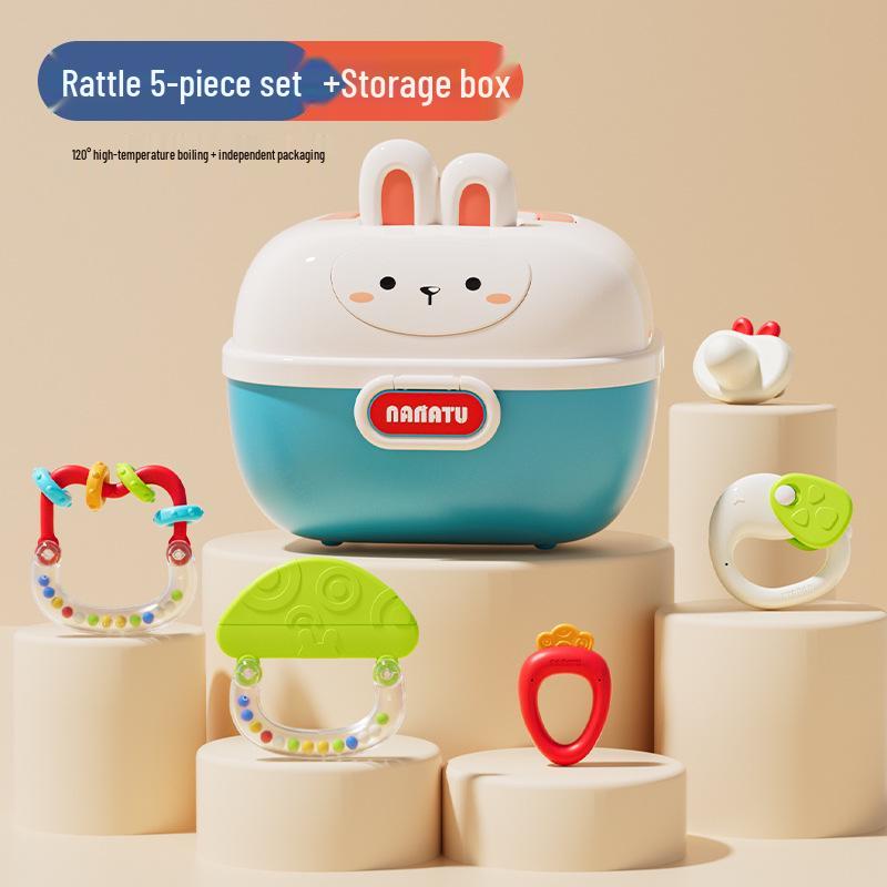 Infant Educational Teether Rattle for 0-6 Months