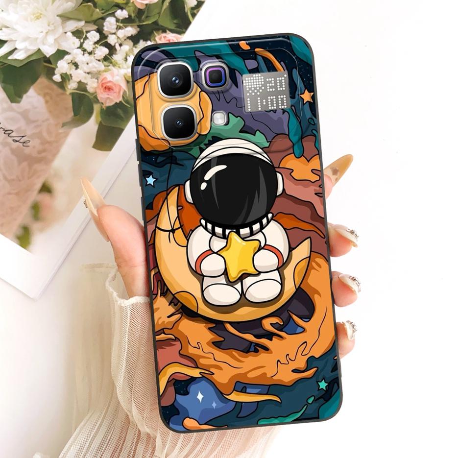 Für Infinix Note 60 Pro Hülle X6878 Niedliche Katze Astronaut Cartoon Hülle Weiche Silikonhülle Für Infinix Note 60 Ultra Note60 Pro Taschen