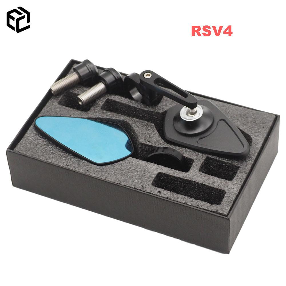 Motorcycle Rearview Side Mirrors For Aprilia RS125 660 50 Tuono 660 1100 RSV4 Handlebar Moto Accessories CNC Aluminum