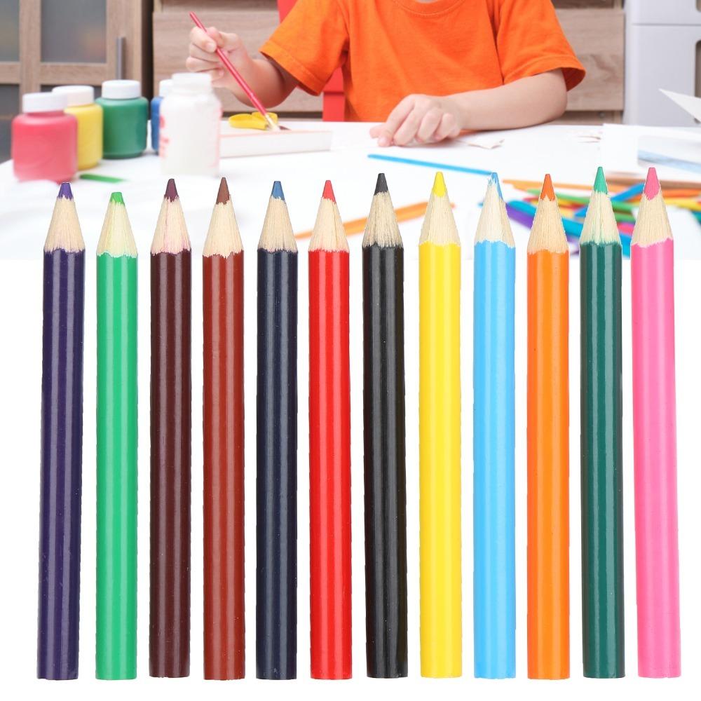 Wood Colored Pencils 12 Colors Sketching Color Pencils Art Pencils Office Casual Doodling