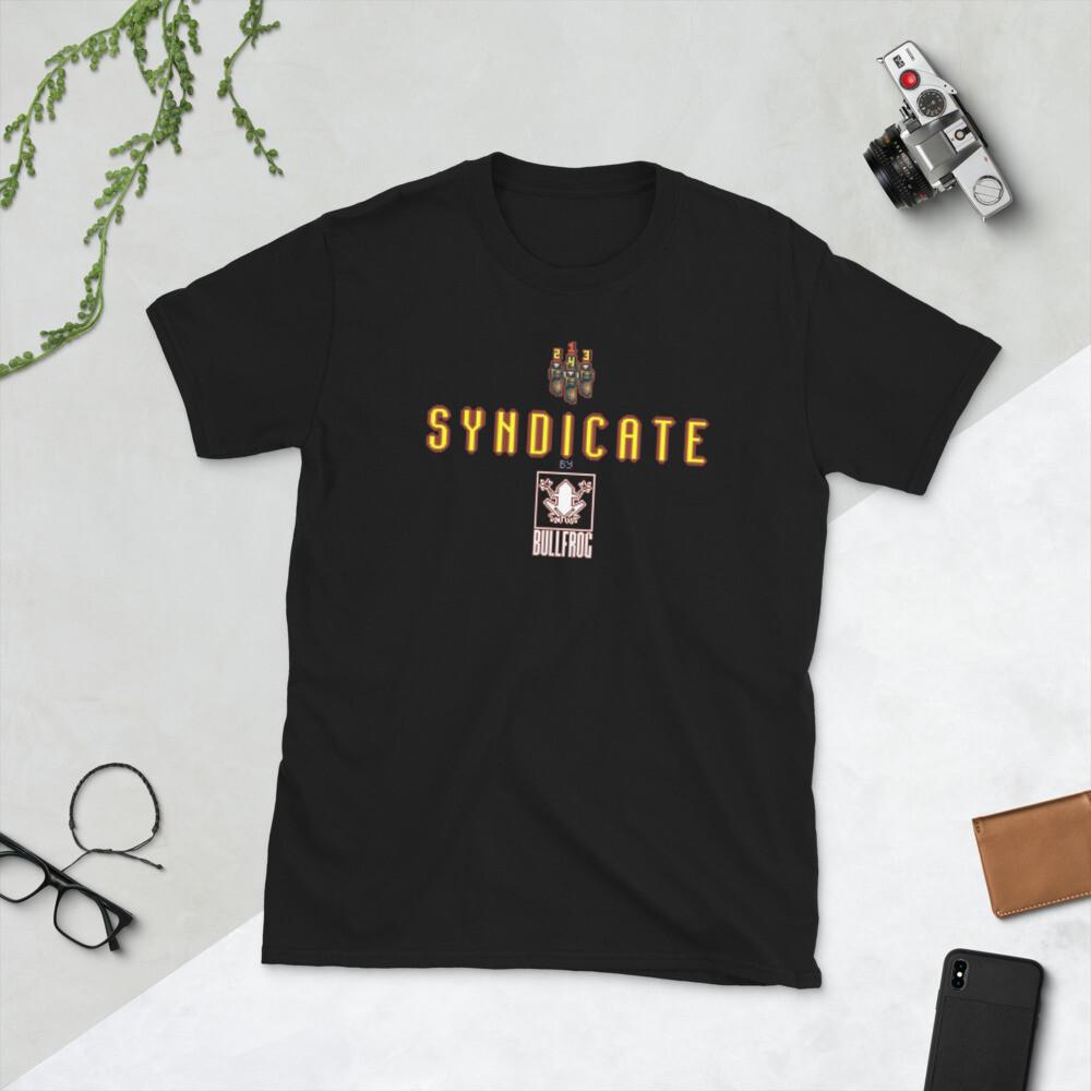 

Syndicate strategy video game Amiga C64 retro Short-Sleeve Unisex T-Shirt 2XL