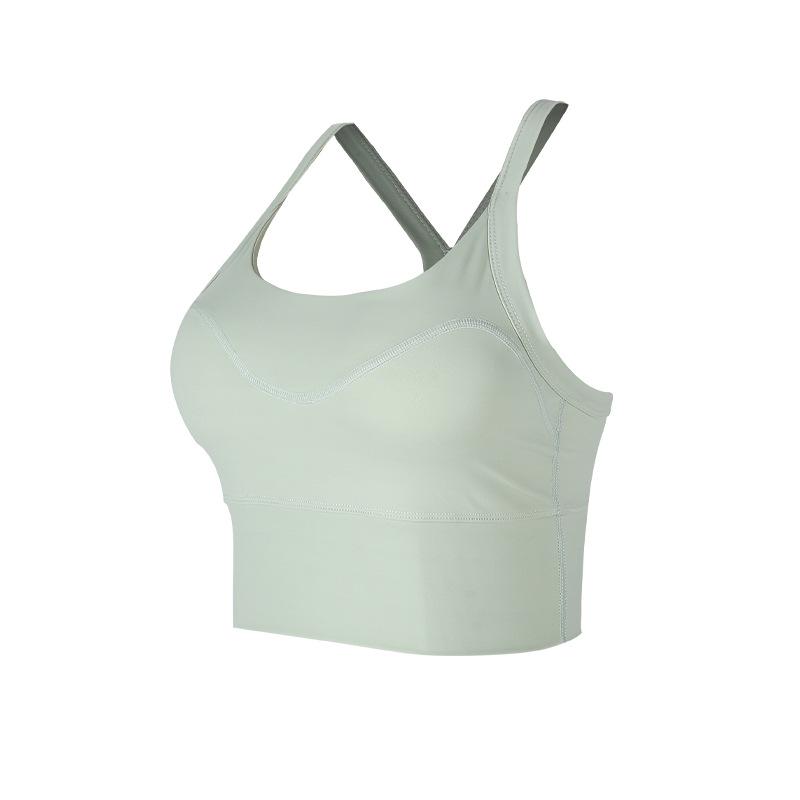 Strappy Sports Bra - Shockproof, High-Impact, Beautiful Back for Running & Yoga